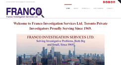 Desktop Screenshot of francoinvestigation.ca